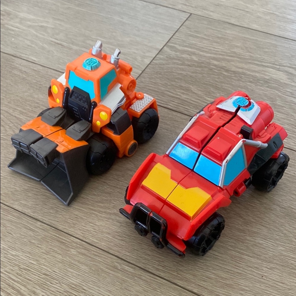 Playskool rescue robots hotshot and wedge